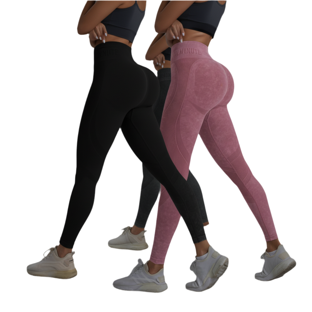 Legging pour femme – Taille haute, sans couture, effet push-up fessier, gainant et confortable pour le sport et le yoga