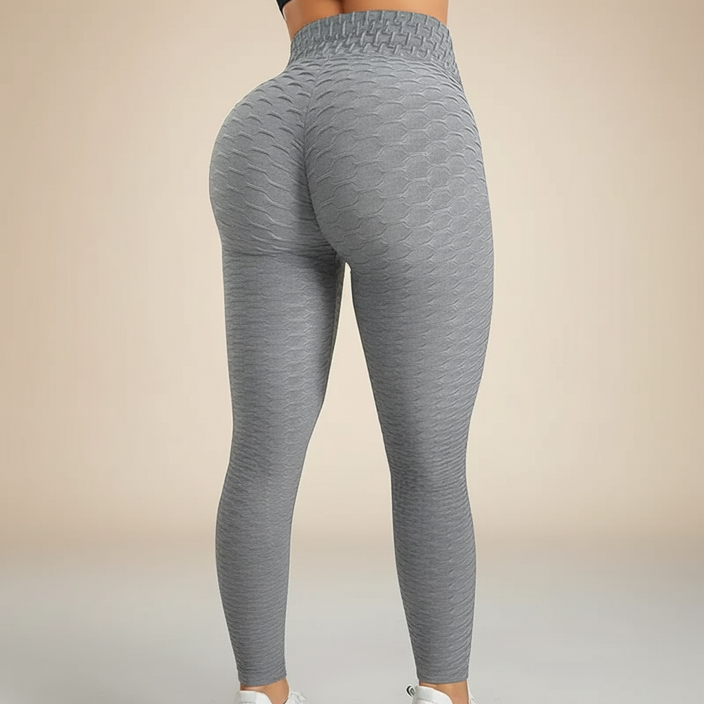 Legging Femme Taille Haute Push Up | Effet Bulles Anti-Cellulite